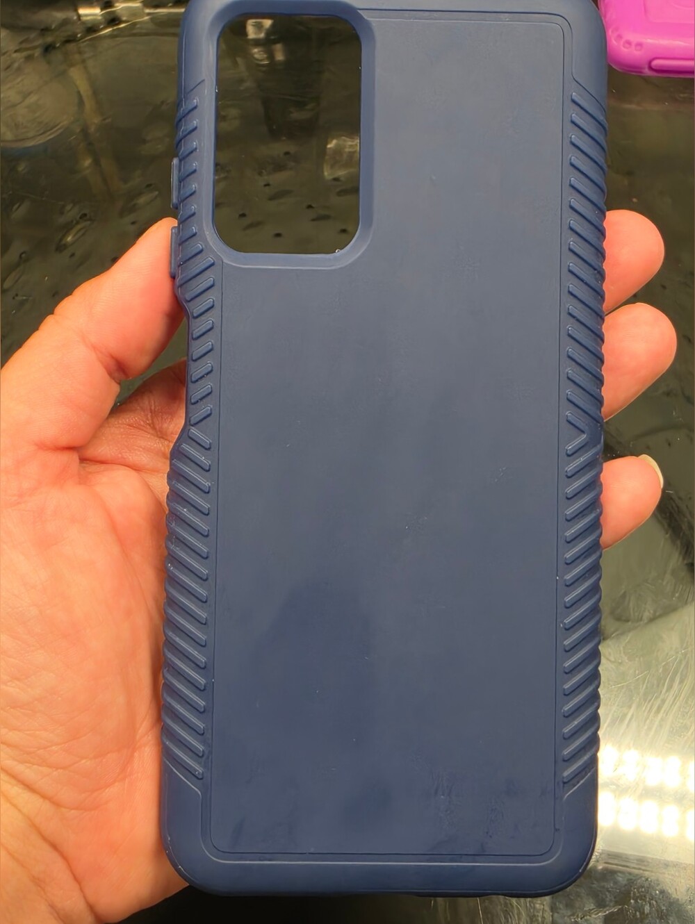 Iphone 13/14 Blue Spect Grip Rigid Phone Case